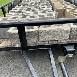 Brand New Pavestone Retainer Wall Blocks. The Cost Retail Is $20.00 Plus Tax Will Sell Today For $5.00 Per Block We Have Like 75 Of Them