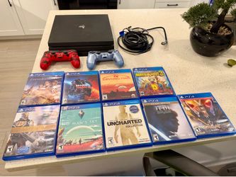 PS4 Pro with lots of Games and 2 controllers!