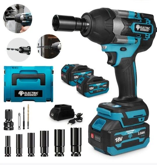 Impact Wrench - Cordless - 13,000 ft.lbs. Torque - BRAND NEW