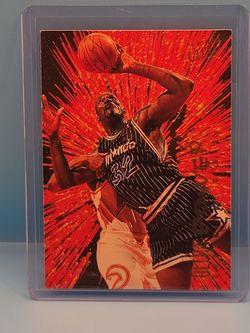 1994-95 Fleer Ultra Shaquille O'Neal Ultra Power Insert #8 Orlando Magic NM Raw