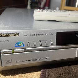 Panasonic SA-HT70 5 DVD/CD Changer Home Theater Receiver System