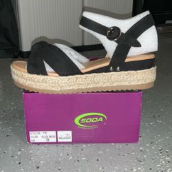 ESPADRILLE WEDGE SANDALS
