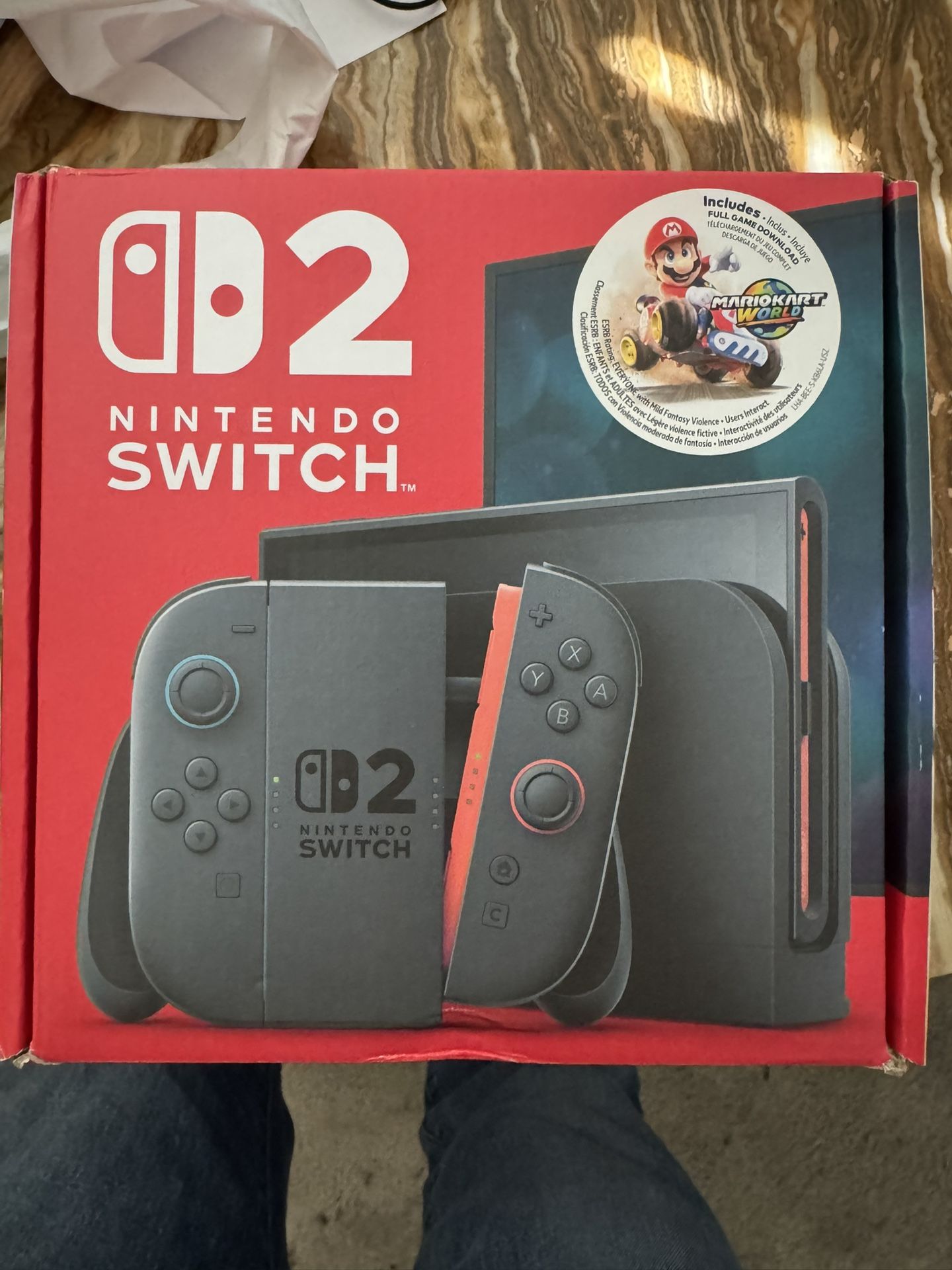 Sealed Nintendo Switch 2 with Mario Kart