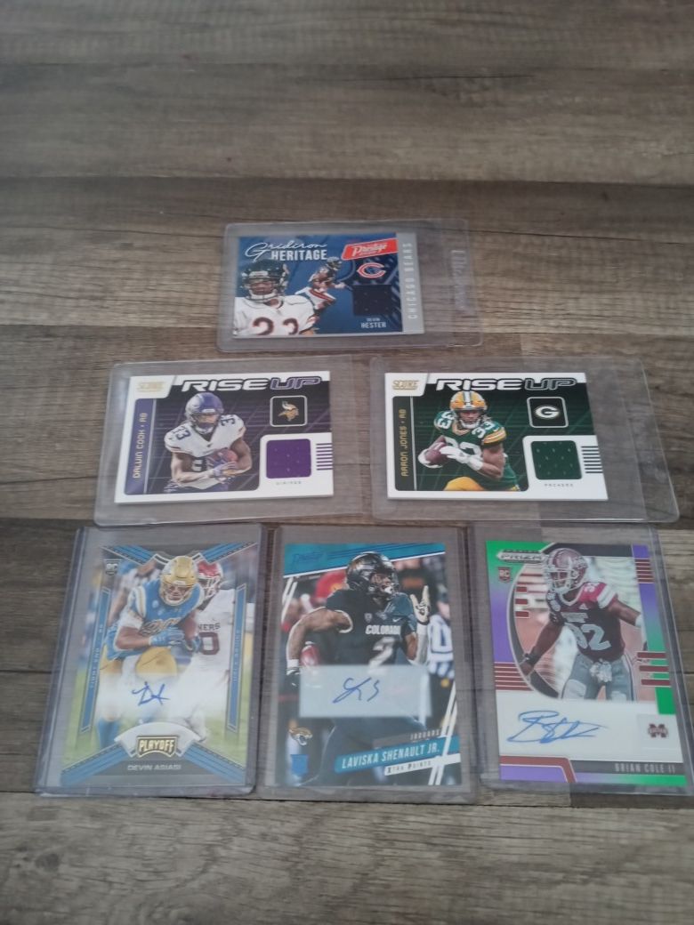 3 jersey patch. Cards and 3 autograph