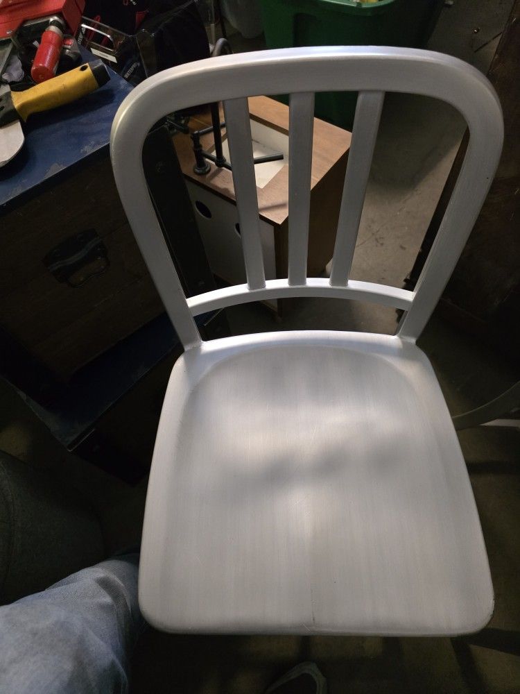 Emerco style Navy Chairs In ALUMINUM Bar Stools Counter Stools