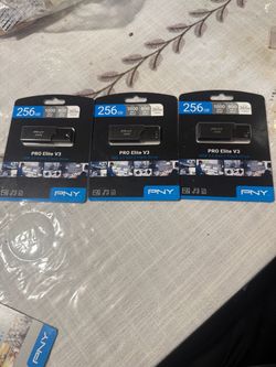 PNY Pro Elite V3 256GB USB Flash Drive x3