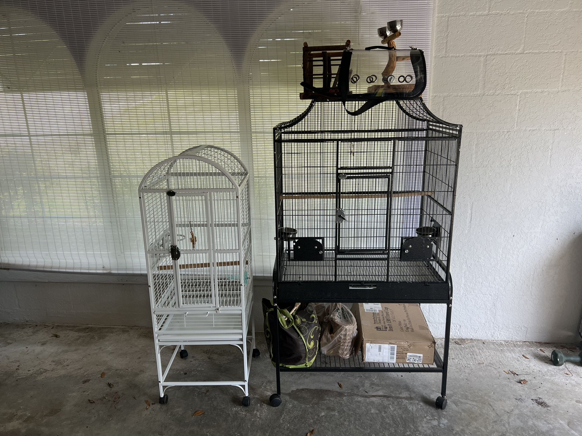Bird Cages With Accessories $1200 Value