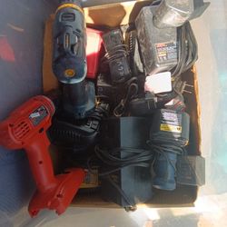 Batteries Packs And 2 Drills