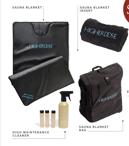 HigherDose Infrared Sauna Blanket COMPLETE BUNDLE