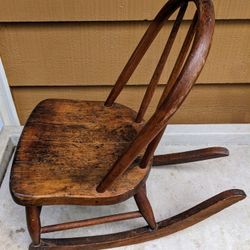 Vintage Kids Rocking Chair