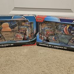 Pokemon Special Edition Boxes Snorlax Ex Blissy Ex Greninja Ex Kingdra Ex