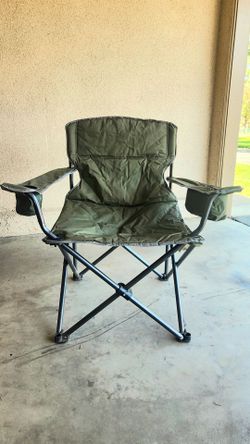 Green ULINE camping chair