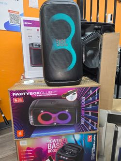 Jbl party box club 120 with Wireless mic bundle