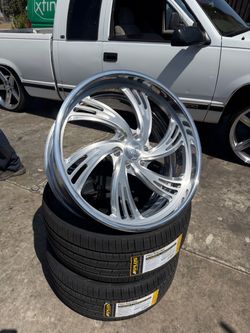 24” US MAGS WHEELS AND TIRES