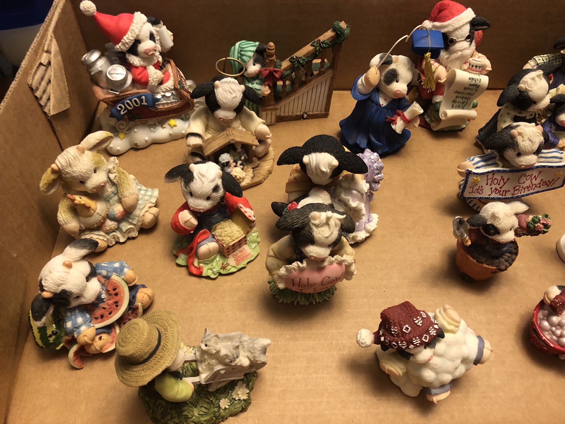 Merry moo moos collectible figurines