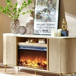 Fireplace Tv Stand Fits Upto A 70 Inch TV  $400