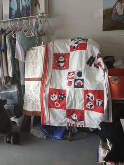 Baby panda quilt