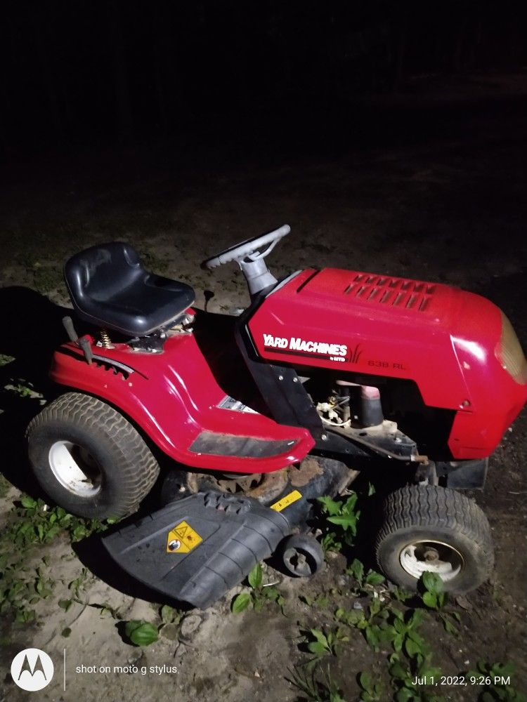 MTD Yard Machines Riding Mower