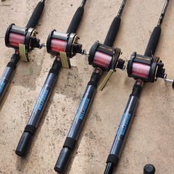 4 Shimano Tld 25 Fishing Reels/New Lines/New Rods 