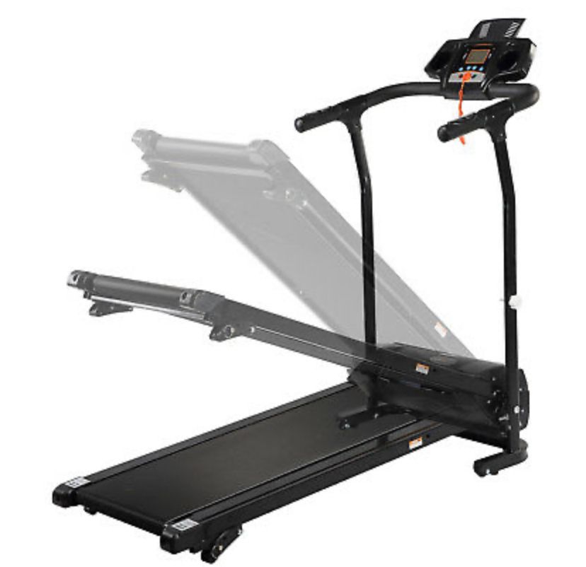 Motorized Fitness Treadmill Stationary Durable Safety Gym Running