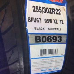 255/30/22 new tires $150each
