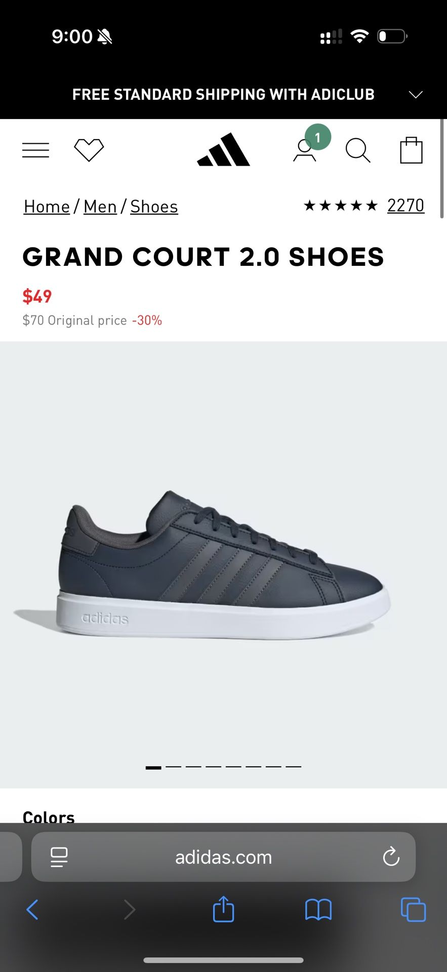 Adidas Grand Court 2.0