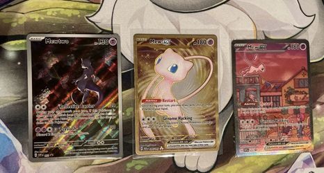 Pokemon 151 Ultra Premium Collection Promo Set Metal Mew Sealed Mew ex & Mewtwo