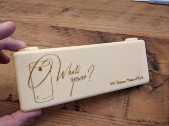 Vintage 1950s What’s Yours Cocktail Tab Kit Mt Rainier National Park Case Only