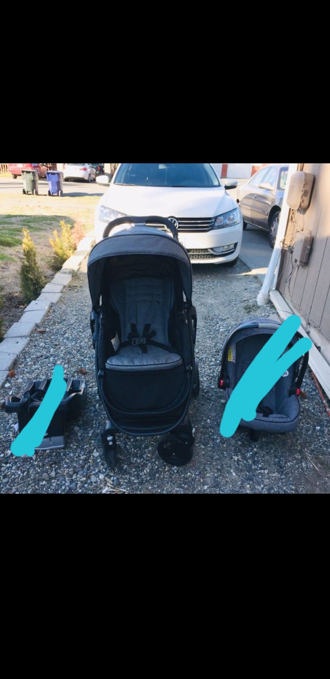 Stroller, click connect