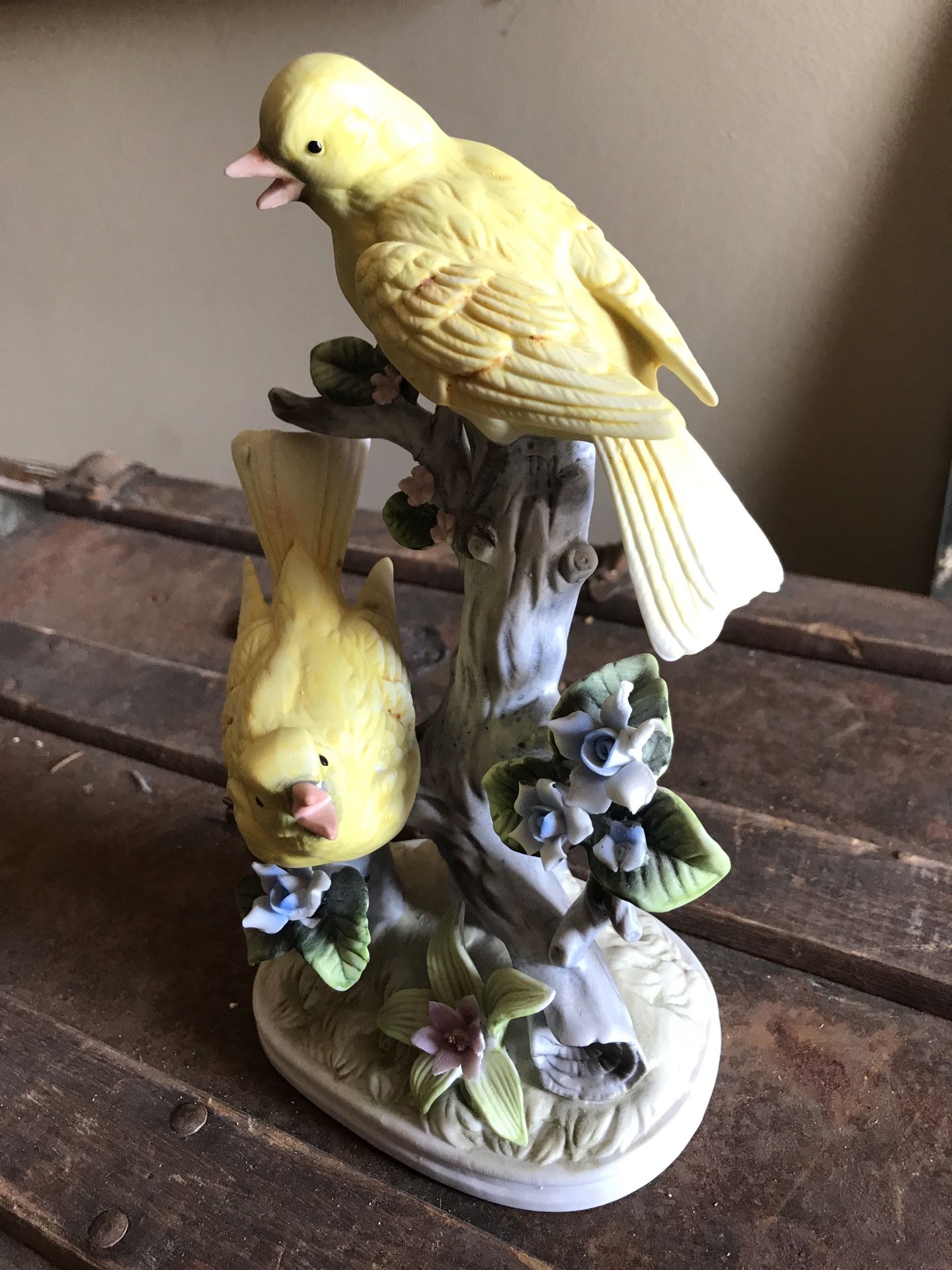 Porcelain Canary Statue