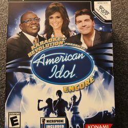 PS2 American Idol Encore Karaoke Revolution 