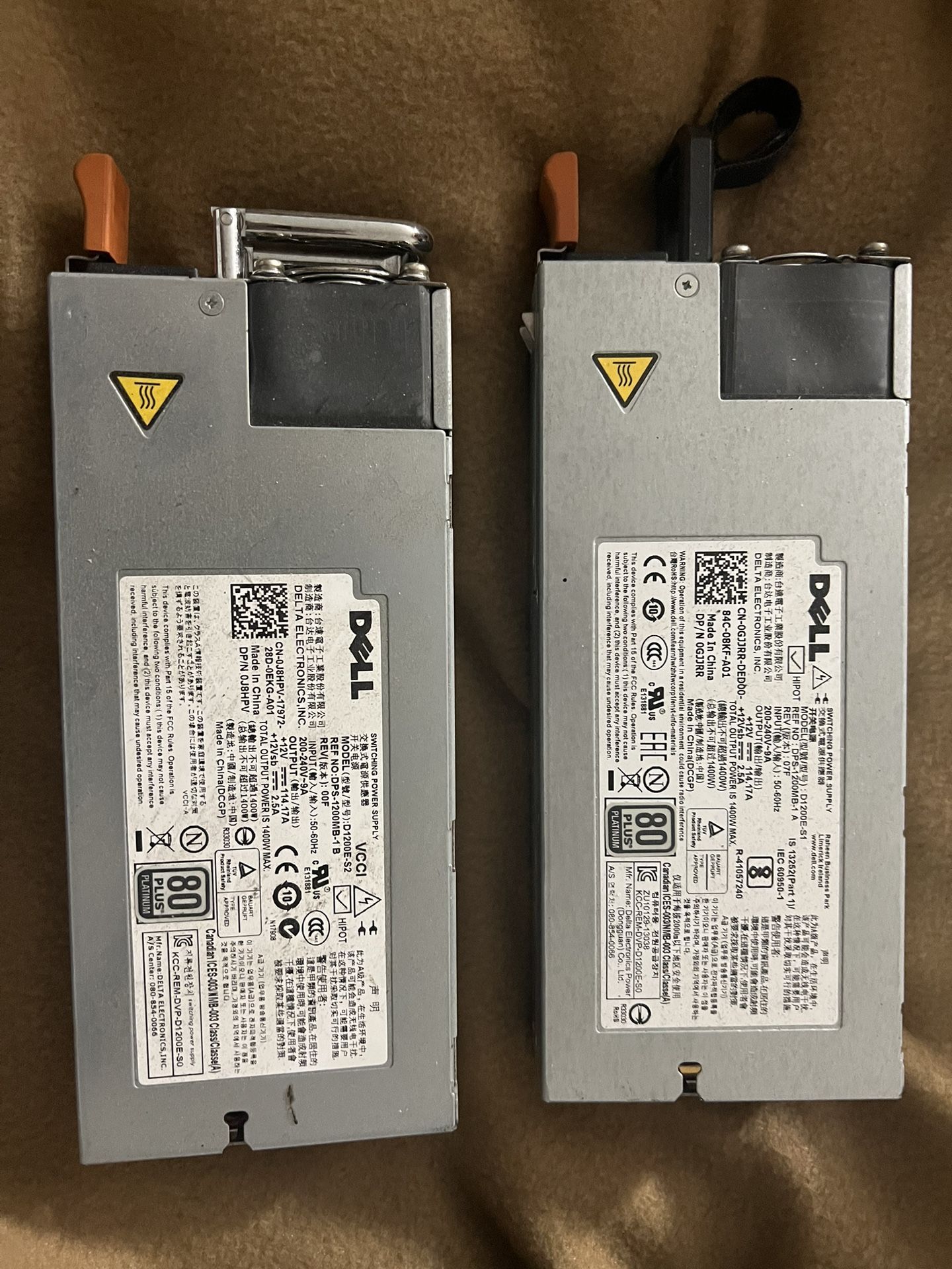 2 PSU 1400 Dell With Board And Cables