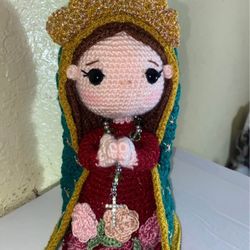 Crocheted Virgen Mary
