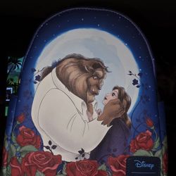 Brand New! Loungefly Disney Beauty And The Beast Mini Backpack 