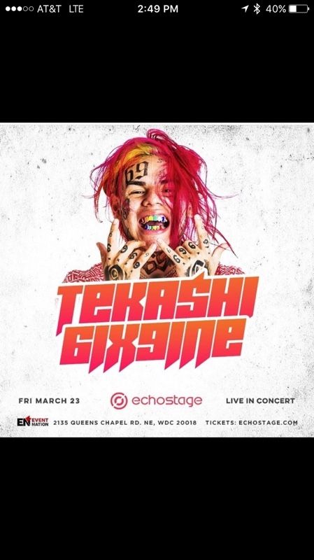 Tekashi 6ix9ine Day 69 Album Tour