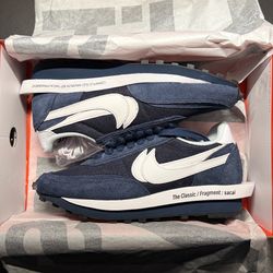 Fragment Design x Sacai x Nike LDV Waffle ‘Blackened Blue’ Size 8.5