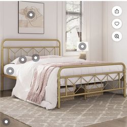 Metal Bed Frame with Headboard size Full