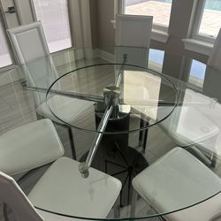 Dining Table only - Glass revolving