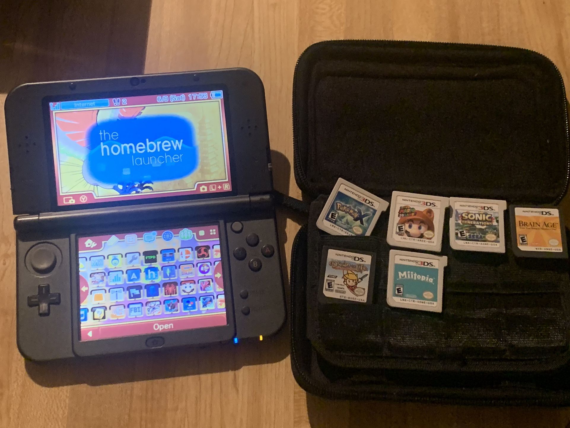 Modded New 3DS XL w/ 60 games Pokémon X and More