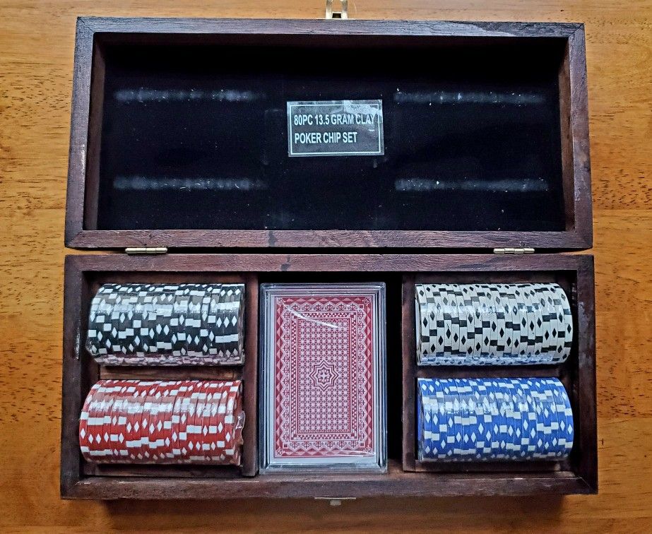 3 Poker Chip Sets- Real Clay Chips