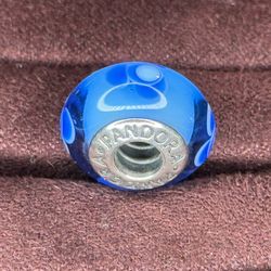 Blue Pandora Charm