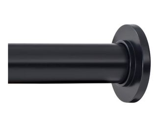 NEW Black tension curtain rod 24”-36” 
