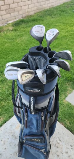 Golf bag and clubs
