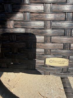 Outdoor woven set