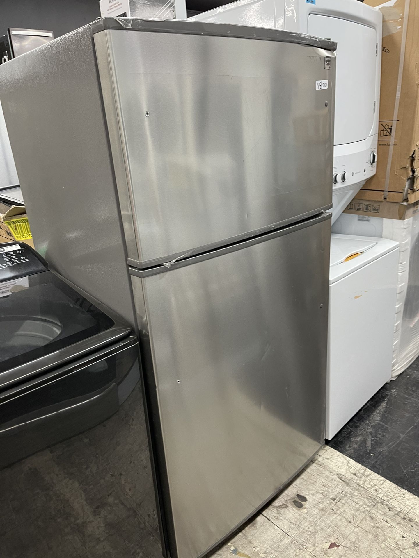 Kenmore Top And Bottom Refrigerator In Stainless Steel New Open Box