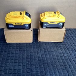 DEWALT 20-VOLT LITHIUM-ION 8 AH BATTERY 