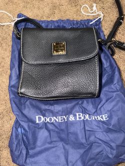 Dooney & Bourke Black Leather Crossbody Bag