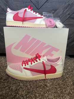 Travis Scott Jordan 1 low “tropical pink” size 13 men’s brand new OG all