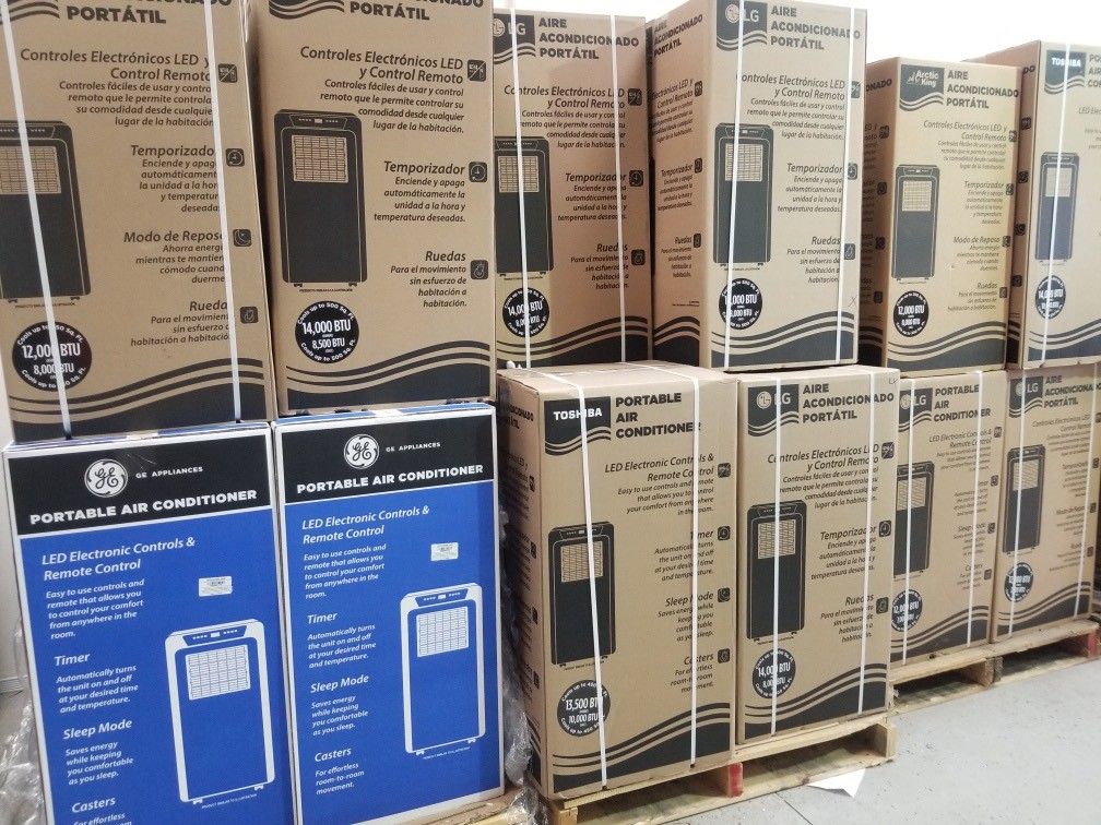 Largest Selection Of New Portable Ac's. Read The Description For Prices. Pick Up Today