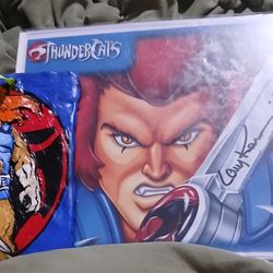 Larry Kenney Signed Thundercats Photo and Ornament